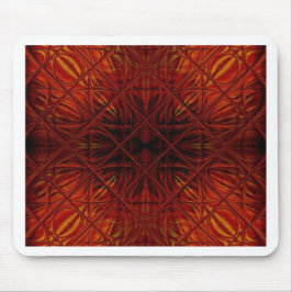 Donkerrood zwart patroon muismat
