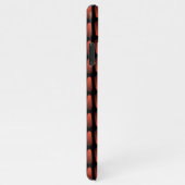 Donkerrood zwart voor industriële doeleinden, roes iPhone hoesje (Rechterkant)