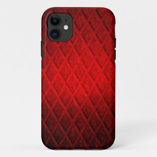 Donkerroodroestvrij bord Case-Mate iPhone case (Achterkant)