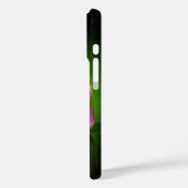 Donkerroze Bloem * Hoesje-Mate iPhone Case (Achterkant / Links)