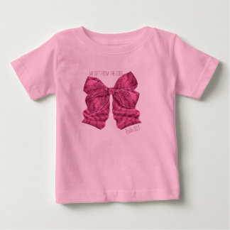 Donkerroze Bow Tutu Bodysuit