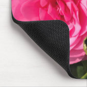 Donkerroze Camellia Flowers Muismat (Hoek)