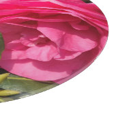 Donkerroze Camellia Flowers Snijplank (Hoek)