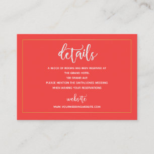 Donkerroze en gouden accommodatie Details Kaart