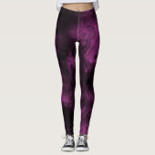 Donkerroze gerookte marmer leggings (Voorkant)