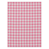 Donkerroze geruite gingham Plaid Tafelkleed (Voorkant)