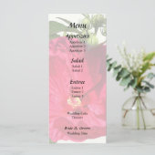 Donkerroze Hibiscus Menu (Staand voorkant)