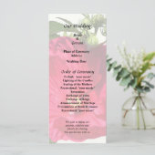 Donkerroze hibiscus programmakaart (Staand voorkant)