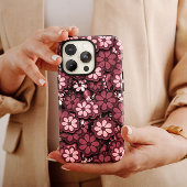 Donkerroze hippie iPhone | 60s Hippie iPhone 13 Case-Mate iPhone Case