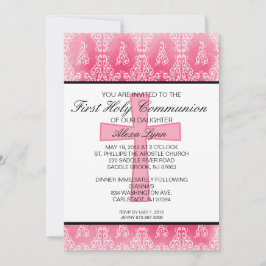 Donkerroze kruisblaas Girls communiqué Kaart