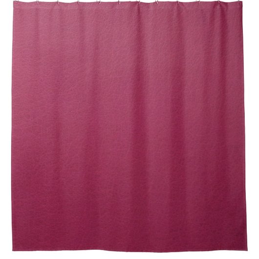 Donkerroze lederen douchegordijn (Voorkant)