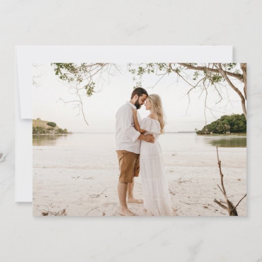 Donkerroze lijst waterverf landschap kaart (Achterkant)