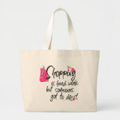 Donkerroze Mode Canvas tas (Voorkant)