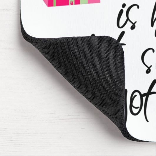 Donkerroze Mode Mousepad Muismat (Hoek)