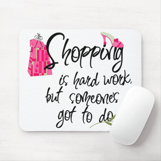 Donkerroze Mode Mousepad Muismat (Met muis)