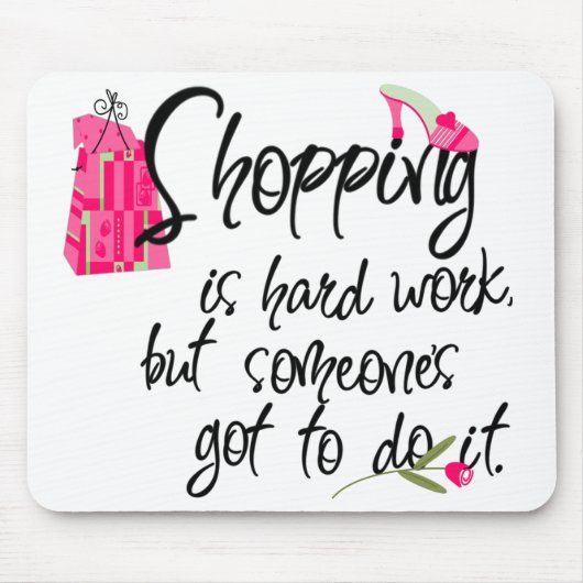 Donkerroze Mode Mousepad Muismat (Voorkant)