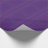 Donkerroze Paarse rechthoeken Cadeaupapier (Hoek)