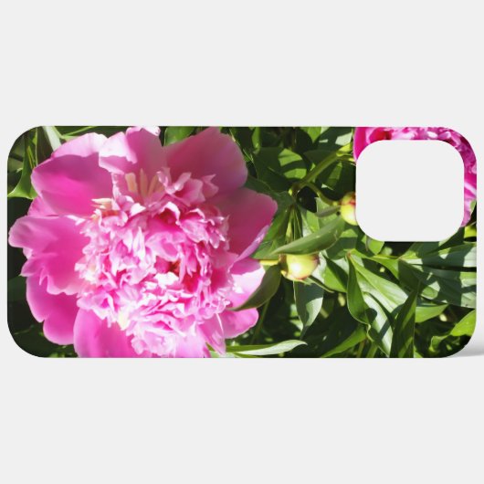 Donkerroze pinda's Case-Mate iPhone case (Achterkant (horizontaal))