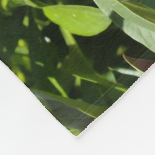 Donkerroze pinda's fleece deken (Hoek)