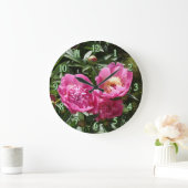 Donkerroze pinda's grote klok (Huis)