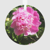 Donkerroze pinda's ornament (achterkant)