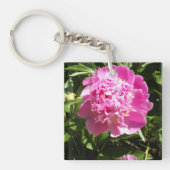 Donkerroze pinda's sleutelhanger (Voorkant)