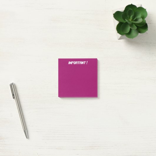 Donkerroze Post-it® Notes (Kantoor)