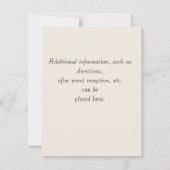 Donkerroze religieuze uitnodiging (Achterkant)