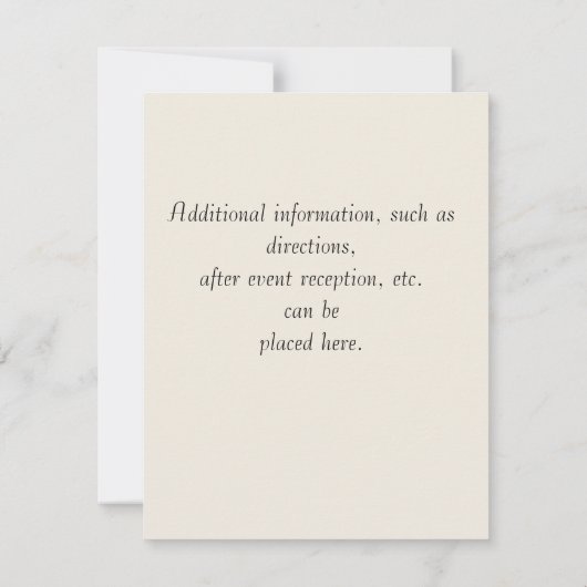 Donkerroze religieuze uitnodiging (Achterkant)