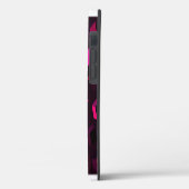 Donkerroze Rhombus: Gradiënt Abstract decor Case-Mate iPhone Case (Achterkant / Links)
