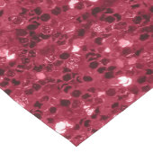 Donkerroze rood magenta faux fonkelt glitters korte tafelloper (Hoek)