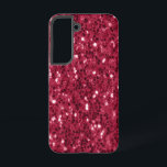 Donkerroze rood magenta faux fonkelt glitters samsung galaxy hoesje<br><div class="desc">Mooie,  glamoureuze,  donkerroze,  roodroze glanzend glanzend glans zorgt voor een trendy moderne kleur. Foto van donkere magenta sparkles glitter! Kleur van het jaar in faux sparkles!</div>