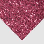 Donkerroze rood magenta faux fonkelt glitters tissuepapier (Detail)