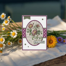  Donkerroze Rose Details op de achterkant