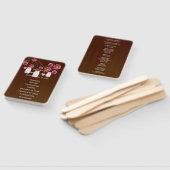 Donkerroze roze Floral Mason Jars Wedding Handwaaier (Niet-gemonteerd)