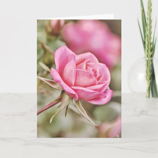 Donkerroze roze Kaart 2 Corinthians 2:14 (Voorkant)