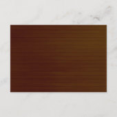 Donkerroze roze oliesoorts jar Wedding Details Informatiekaartje (Achterkant)