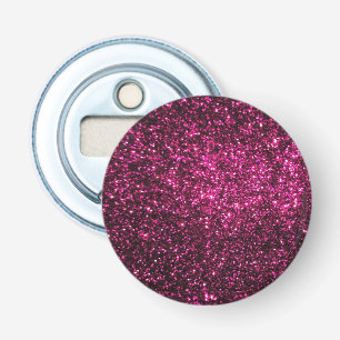 Donkerroze spaarkjes button flesopener
