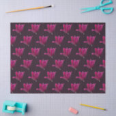 Donkerroze Tulp Tissuepapier (Craft)