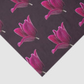 Donkerroze Tulp Tissuepapier (Detail)