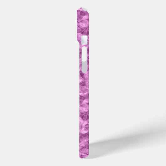 Donkerroze verfijnde textuur Case-Mate iPhone case (Achterkant / Links)