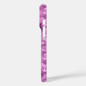 Donkerroze verfijnde textuur Case-Mate iPhone case (Achterkant / Links)