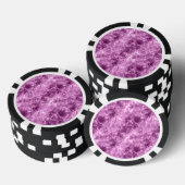 Donkerroze verfijnde textuur pokerchips (Opstapeling)