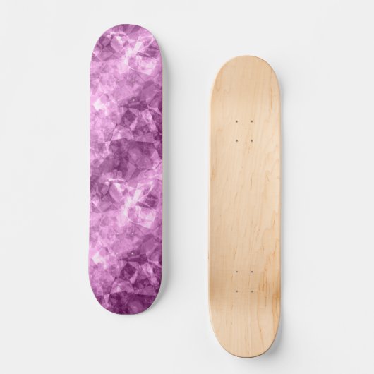 Donkerroze verfijnde textuur skateboard (Voorkant)