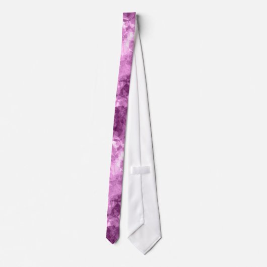 Donkerroze verfijnde textuur stropdas (Achterkant)