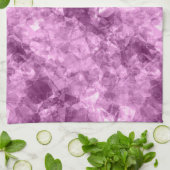 Donkerroze verfijnde textuur theedoek (Gevouwen)