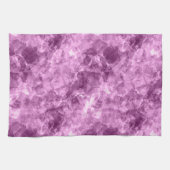 Donkerroze verfijnde textuur theedoek (Horizontaal)