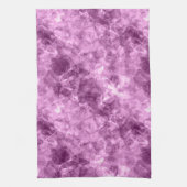 Donkerroze verfijnde textuur theedoek (Verticaal)