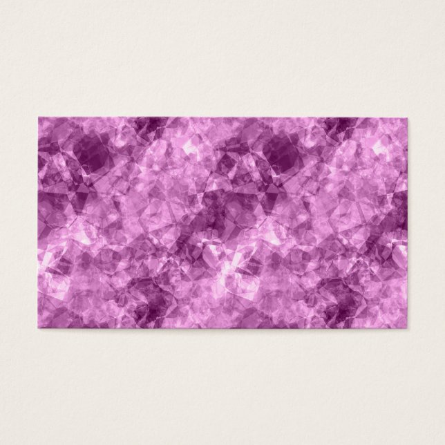 Donkerroze verfijnde textuur visitekaartje (Voorkant)