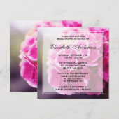 Donkerroze Vrijgezellenfeest Kaart (Voorkant / Achterkant)